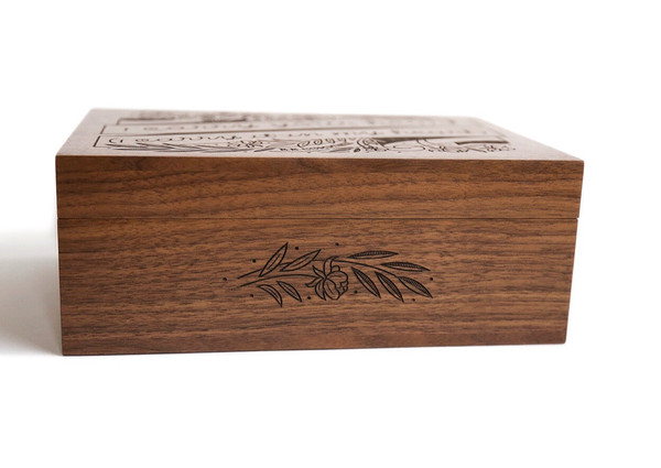laser cut wood box design